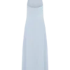 Abeda katoenen maxi-jurk met metalen details – lichtblauw Abeda katoenen maxi-jurk met metalen details – lichtblauw