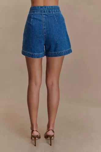 Abel Denim Shorts – donkerblauw