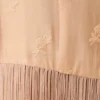 Abigail maxi-jurk met V-hals en franjes – Oranje Abigail maxi-jurk met V-hals en franjes – Oranje