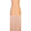 Abigail maxi-jurk met V-hals en franjes – Oranje Abigail maxi-jurk met V-hals en franjes – Oranje