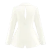 Ada getailleerde satijnen blazer – ivoor Ada getailleerde satijnen blazer – ivoor