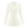 Ada getailleerde satijnen blazer – ivoor Ada getailleerde satijnen blazer – ivoor