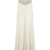 Adriana satijnen maxi-jurk met plooien – Buttercream Adriana satijnen maxi-jurk met plooien – Buttercream