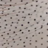 Adrienne mini-jurk met mesh en één schouder – stippen Adrienne mini-jurk met mesh en één schouder – stippen