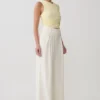 Adrienne slinky top met één schouder – Lemon Adrienne slinky top met één schouder – Lemon