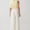 Adrienne slinky top met één schouder – Lemon Adrienne slinky top met één schouder – Lemon