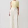 Adrienne slinky top met één schouder – Lemon Adrienne slinky top met één schouder – Lemon
