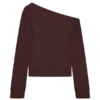 Aiden slouchy trui met ronde hals – Chocolade Aiden slouchy trui met ronde hals – Chocolade