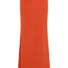 Ainsley asymmetrische maxi-rok met bloemendetails – gebrand oranje Ainsley asymmetrische maxi-rok met bloemendetails – gebrand oranje