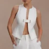 Aldea katoenen mouwloze top – Wit Aldea katoenen mouwloze top – Wit