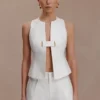 Aldea katoenen mouwloze top – Wit Aldea katoenen mouwloze top – Wit