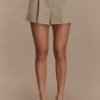Alden Shorts met hoge taille – Pebble Alden Shorts met hoge taille – Pebble