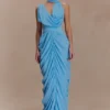 Alex Chiffon Maxi-jurk – Blauw Alex Chiffon Maxi-jurk – Blauw