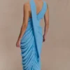 Alex Chiffon Maxi-jurk – Blauw Alex Chiffon Maxi-jurk – Blauw