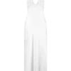 Alice satijnen halter maxi-jurk – Wit Alice satijnen halter maxi-jurk – Wit