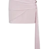Alicent Slinky mini-rok met kralen – lichtroze
