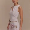 Alicent Slinky Top met Kralen – Lichtroze Alicent Slinky Top met Kralen – Lichtroze