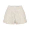 Alina katoenen Short met plooien – gestreept