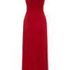 Allegra off-shoulder midi-jurk met ruches – Ruby Allegra off-shoulder midi-jurk met ruches – Ruby