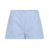 Allison katoenen short – Blauw gestreept Allison katoenen short – Blauw gestreept