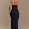 Alma Denim Maxi-rok – Indigo Blauw