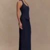 Alma Denim Maxi-rok – Indigo Blauw