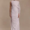 Amandine gerimpelde slinky maxi-jurk – lichtroze Amandine gerimpelde slinky maxi-jurk – lichtroze