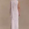 Amandine gerimpelde slinky maxi-jurk – lichtroze Amandine gerimpelde slinky maxi-jurk – lichtroze