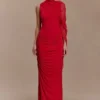 Amandine gerimpelde slinky maxi-jurk – Ruby Amandine gerimpelde slinky maxi-jurk – Ruby