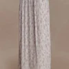 Amaris geplooide maxi-rok met plooien – bloemenprint