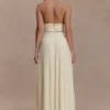 Amaris geplooide maxi-rok met plooien – Citroengeel Amaris geplooide maxi-rok met plooien – Citroengeel