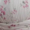 Amaris mouwloze geplooide haltertop – bloemenprint