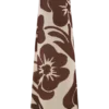 Amaya strapless chiffon maxi-jurk – bruine Deco Fleur-print Amaya strapless chiffon maxi-jurk – bruine Deco Fleur-print