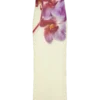 Amaya strapless chiffon maxi-jurk – ivoorkleurige Koi Orchid-print Amaya strapless chiffon maxi-jurk – ivoorkleurige Koi Orchid-print