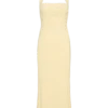 Amelita Suiting halter midi-jurk – Pale Lemon Amelita Suiting halter midi-jurk – Pale Lemon