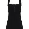 Amelita Suiting halter mini-jurk – Zwart Amelita Suiting halter mini-jurk – Zwart