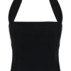Amelita Suiting haltertop – Zwart Amelita Suiting haltertop – Zwart