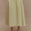 Amirah Midi-rok – Lemon Amirah Midi-rok – Lemon