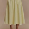 Amirah Midi-rok – Lemon Amirah Midi-rok – Lemon