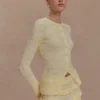 Amy gebreide bloomers met ruches – Lemon Amy gebreide bloomers met ruches – Lemon