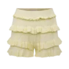 Amy gebreide bloomers met ruches – Lemon Amy gebreide bloomers met ruches – Lemon