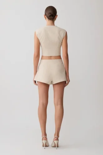 Anahita linnen shorts – naturel