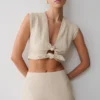 Anahita linnen shorts – naturel