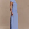 Analia chiffon maxi-jurk – lila Analia chiffon maxi-jurk – lila