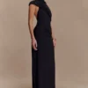Analia Chiffon Maxi-jurk – Zwart Analia Chiffon Maxi-jurk – Zwart