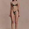 Andie gerimpelde string-bikini-slip – Groen Fluid Reverie-print Andie gerimpelde string-bikini-slip – Groen Fluid Reverie-print