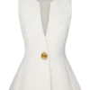 Angelie-vesttop – ivoor Angelie-vesttop – ivoor