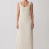 Anisa maxi-jurk met ronde hals – gestreept Anisa maxi-jurk met ronde hals – gestreept