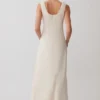 Anisa maxi-jurk met ronde hals – gestreept Anisa maxi-jurk met ronde hals – gestreept
