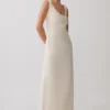 Anisa maxi-jurk met ronde hals – gestreept Anisa maxi-jurk met ronde hals – gestreept